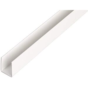Alberts U-Profil, Blanc, PVC-U, Diverses Tailles - Publicité Alberts U-Profil, Blanc, PVC-U, Diverses Tailles - Publicité