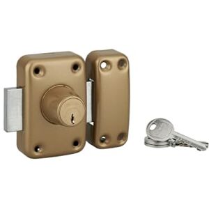 THIRARD Verrou de Porte d'Entrée Vitrée ADRIATIC Double Cylindre à Goupilles 45mm Plusieurs Protections de Sécurité 4 Clés et Carte de Propriété Made in France Finition Dorée - Publicité THIRARD Verrou de Porte d'Entrée Vitrée ADRIATIC Double Cylindre à Goupilles 45mm Plusieurs Protections de Sécurité 4 Clés et Carte de Propriété Made in France Finition Dorée - Publicité