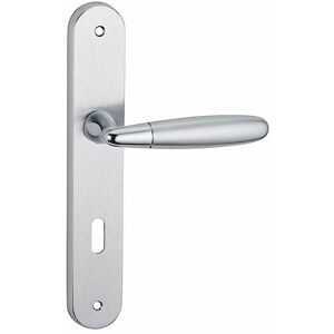 Thirard - mirella 2 e195 - satin chrome - Door handle set - Publicité Thirard - mirella 2 e195 - satin chrome - Door handle set - Publicité