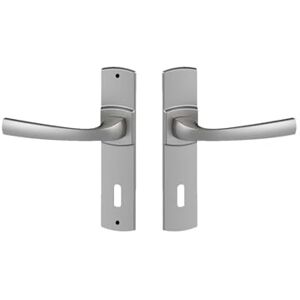 Vachette Set de Poignée de Porte sur Petite Plaque MUZE Version Cle L Porte Cuisine/Salon, Entraxe 165 mm Système de Pose Facile en Zamak Résistant Finition Chrome Velours Garantie 10 Ans - Publicité Vachette Set de Poignée de Porte sur Petite Plaque MUZE Version Cle L Porte Cuisine/Salon, Entraxe 165 mm Système de Pose Facile en Zamak Résistant Finition Chrome Velours Garantie 10 Ans - Publicité