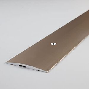 PROVISTON barre de seuil Aluminium anodisé Bronze clair Largeur 58 mm Hauteur 4 mm Longueur 1000 mm À visser côté latéral Barre de seuil rattrapage 1 pièce - Publicité PROVISTON barre de seuil Aluminium anodisé Bronze clair Largeur 58 mm Hauteur 4 mm Longueur 1000 mm À visser côté latéral Barre de seuil rattrapage 1 pièce - Publicité