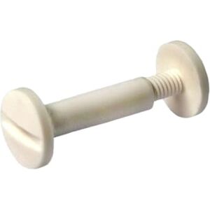 Plastic Hardware Store Vis enterrées en plastique (nylon 6.6), coupe tournevis pour assemblage et reliure, pour usage industriel et domestique H35 blanc 20 pièces - Publicité Plastic Hardware Store Vis enterrées en plastique (nylon 6.6), coupe tournevis pour assemblage et reliure, pour usage industriel et domestique H35 blanc 20 pièces - Publicité