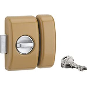 Thirard - Verrou pour porte d'entrée Universel 5 goup. 45 mm bronze - 5-pin - Lock - Publicité Thirard - Verrou pour porte d'entrée Universel 5 goup. 45 mm bronze - 5-pin - Lock - Publicité