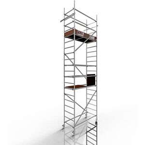 ALTEC Rollfix® 2.0 600 6m de hauteur de travail Roues pivotantes avec frein (Ø125mm) Ancrage mural Made in Germany TÜV Charge admissible 200kg/m² DIN EN 1004-1 Echafaudage aluminium - Publicité ALTEC Rollfix® 2.0 600 6m de hauteur de travail Roues pivotantes avec frein (Ø125mm) Ancrage mural Made in Germany TÜV Charge admissible 200kg/m² DIN EN 1004-1 Echafaudage aluminium - Publicité