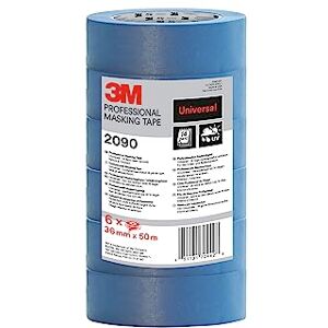 3M Ruban de masquage 2090 Multi-surfaces, adhesivité moyenne, resiste aux UV, intérieur & extérieur pack en tour de 6 rlx, 36 mm x 50 m - Publicité 3M Ruban de masquage 2090 Multi-surfaces, adhesivité moyenne, resiste aux UV, intérieur & extérieur pack en tour de 6 rlx, 36 mm x 50 m - Publicité