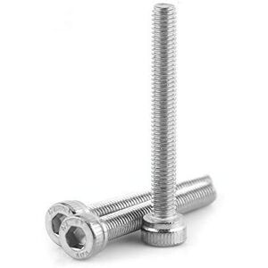 Walfront 100pcs M3x30mm Vis Boulon Hexagonale à Tête Cylindrique en Acier inoxydable 304, M3 x 6/8/10/12/14/16/18/20/22/25 / 30mm(M3*30) - Publicité Walfront 100pcs M3x30mm Vis Boulon Hexagonale à Tête Cylindrique en Acier inoxydable 304, M3 x 6/8/10/12/14/16/18/20/22/25 / 30mm(M3*30) - Publicité