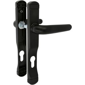 Amig Ensemble de poignées de porte 225x30mm Trou de serrure de 85 mm Poignée avec plaque étroite avec trou de verrouillage Comprend des vis Aluminium noir - Publicité Amig Ensemble de poignées de porte 225x30mm Trou de serrure de 85 mm Poignée avec plaque étroite avec trou de verrouillage Comprend des vis Aluminium noir - Publicité