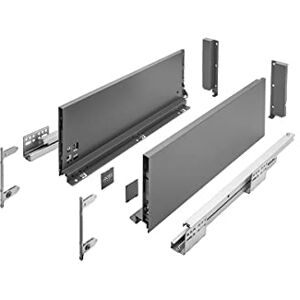 GTV AXIS PRO Glissières de tiroir à extension complète Anthracite Charge maximale : 40 kg Systèmes Push to Open Accès extérieur Largeur : 550 mm Hauteur : 168 mm - Publicité GTV AXIS PRO Glissières de tiroir à extension complète Anthracite Charge maximale : 40 kg Systèmes Push to Open Accès extérieur Largeur : 550 mm Hauteur : 168 mm - Publicité