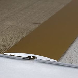 PROVISTON barre de seuil Aluminium anodisé Couleur or Largeur 58 mm Hauteur 4 mm Longueur 1000 mm Autoadhésif Barre de seuil rattrapage 1 pièce - Publicité PROVISTON barre de seuil Aluminium anodisé Couleur or Largeur 58 mm Hauteur 4 mm Longueur 1000 mm Autoadhésif Barre de seuil rattrapage 1 pièce - Publicité