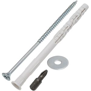 AERZETIX Kit de 20 chevilles universelles à collerette biseautée Ø8x120 mm en polyamide + 20 vis à bois Ø5x120 mm + 20 rondelles larges pour boulon M5 + 1 embout de vissage PZ2 1/4 - Publicité AERZETIX Kit de 20 chevilles universelles à collerette biseautée Ø8x120 mm en polyamide + 20 vis à bois Ø5x120 mm + 20 rondelles larges pour boulon M5 + 1 embout de vissage PZ2 1/4 - Publicité