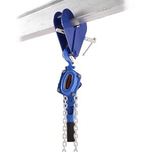 Pallit Palan à levier avec pince de poutre Capacité de charge de 750 kg Longueur de la chaîne 3 m Pince de montage à bride - Publicité Pallit Palan à levier avec pince de poutre Capacité de charge de 750 kg Longueur de la chaîne 3 m Pince de montage à bride - Publicité