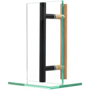 MLS Poignée de Porte pour Sauna et Spa, Paire de Poignées, Combinaison de Barres en Aluminium et Bois, pour Portes intérieures en Verre et Bois, Longueur 350 mm, Entraxe 150 mm, Noir - Publicité MLS Poignée de Porte pour Sauna et Spa, Paire de Poignées, Combinaison de Barres en Aluminium et Bois, pour Portes intérieures en Verre et Bois, Longueur 350 mm, Entraxe 150 mm, Noir - Publicité