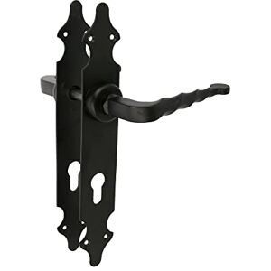 Amig Poignée de Porte Élégante Installation Facile, Sécurité Renforcée Idéal pour Maisons et Bureaux Noir, Mod. PB90, Plaque d'acier avec poignée Zamak - Publicité Amig Poignée de Porte Élégante Installation Facile, Sécurité Renforcée Idéal pour Maisons et Bureaux Noir, Mod. PB90, Plaque d'acier avec poignée Zamak - Publicité