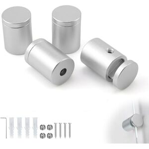 HJIAMA Accroche Miroir 4 Pièces, Fixation Miroir Mural avec Accessoires Montage, Fixation Miroir Noyau Solide, pas Facilement Déformable, épaisseur Accommodation 6 mm, Adapté Miroirs Muraux Verre - Publicité HJIAMA Accroche Miroir 4 Pièces, Fixation Miroir Mural avec Accessoires Montage, Fixation Miroir Noyau Solide, pas Facilement Déformable, épaisseur Accommodation 6 mm, Adapté Miroirs Muraux Verre - Publicité