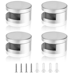 HERKINDNESS 4 Pièces Fixation Miroir, Accroche Miroir Ronds en Alliage de Zinc, Support Miroir Mural Ronde, Antirouille et Résistant à la Corrosion, pour Verre, Plaques Acrylique, Miroirs - Publicité HERKINDNESS 4 Pièces Fixation Miroir, Accroche Miroir Ronds en Alliage de Zinc, Support Miroir Mural Ronde, Antirouille et Résistant à la Corrosion, pour Verre, Plaques Acrylique, Miroirs - Publicité