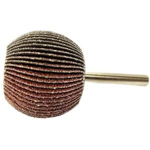 Yinxi Roue à lamelles sphérique en papier de verre, tige de 6mm(1/4 ""), outil rotatif abrasif grain 60-120, 1 pièces (Color : D20x6mm, Size : 180 Grit) - Publicité Yinxi Roue à lamelles sphérique en papier de verre, tige de 6mm(1/4 ""), outil rotatif abrasif grain 60-120, 1 pièces (Color : D20x6mm, Size : 180 Grit) - Publicité