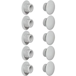 CYCLINGCOLORS - Caps Set - Ø8mm - Gris clair - bouchon plastique avec trou - Publicité CYCLINGCOLORS - Caps Set - Ø8mm - Gris clair - bouchon plastique avec trou - Publicité
