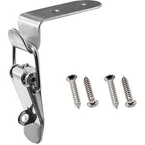 LOEASE 1 pc/4 pièces 304 loquet en acier inoxydable attrape la pince, pince à loquet à bascule réglable, 90 degrés boîte armoire serrures à ressort moraillons (Color : 1pc A) - Publicité LOEASE 1 pc/4 pièces 304 loquet en acier inoxydable attrape la pince, pince à loquet à bascule réglable, 90 degrés boîte armoire serrures à ressort moraillons (Color : 1pc A) - Publicité