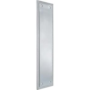 Infinity Plaque de poussée de porte en laiton massif de style géorgien satiné 290 x 67 mm Idéal pour portails intérieurs ou extérieurs - Publicité Infinity Plaque de poussée de porte en laiton massif de style géorgien satiné 290 x 67 mm Idéal pour portails intérieurs ou extérieurs - Publicité