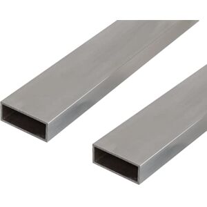 Alberts 497866 Lot de 2 tubes rectangulaires en aluminium naturel 1000 x 50 x 20 mm - Publicité Alberts 497866 Lot de 2 tubes rectangulaires en aluminium naturel 1000 x 50 x 20 mm - Publicité