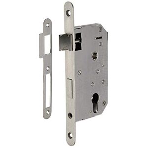 THIRARD Boitier de serrure encastrable à cylindre pour porte d'entrée, droite, axe 50mm, bouts ronds, inox - Publicité THIRARD Boitier de serrure encastrable à cylindre pour porte d'entrée, droite, axe 50mm, bouts ronds, inox - Publicité