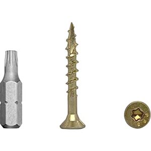 Marcopol Lot de 100 vis à bois en acier zingué Jaune 4,5 x 35 mm Tête Torx Type 17 Vis à bois à tête fraisée Filetage partiel Vis à aggloméré (100, 4,5 x 35 mm) - Publicité Marcopol Lot de 100 vis à bois en acier zingué Jaune 4,5 x 35 mm Tête Torx Type 17 Vis à bois à tête fraisée Filetage partiel Vis à aggloméré (100, 4,5 x 35 mm) - Publicité