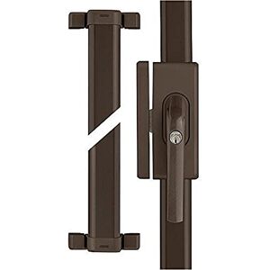 ABUS Verrou Supplémentaire Fenêtres FOS650 Serrure à Barre avec Cylindre Poussoir, à Verrouillage Différent Niveau de Sécurité 10 73013 Marron - Publicité ABUS Verrou Supplémentaire Fenêtres FOS650 Serrure à Barre avec Cylindre Poussoir, à Verrouillage Différent Niveau de Sécurité 10 73013 Marron - Publicité