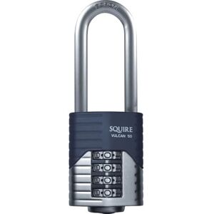 Squire Cadenas robuste (Vulcan Combi 50/2,5) – Anse longue la plus robuste – Cadenas Vulcan à 4 roues – Alliage d'acier moulé pour résister à la corrosion – Serrure résistante aux intempéries pour la - Publicité Squire Cadenas robuste (Vulcan Combi 50/2,5) – Anse longue la plus robuste – Cadenas Vulcan à 4 roues – Alliage d'acier moulé pour résister à la corrosion – Serrure résistante aux intempéries pour la - Publicité