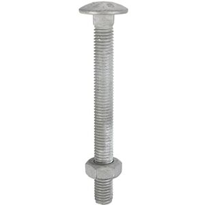 Timco - M12 x 150mm - Tête bombée - Galvanisé - Vis - Publicité Timco - M12 x 150mm - Tête bombée - Galvanisé - Vis - Publicité