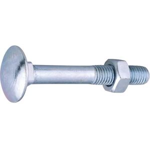 Viswood Boulon Japy Tête ronde collet carré TRCC Acier zingué 6 x 60/18 mm Boîte de 100 - Publicité Viswood Boulon Japy Tête ronde collet carré TRCC Acier zingué 6 x 60/18 mm Boîte de 100 - Publicité