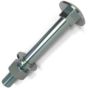 AUPROTEC 50 x Boulons M8 x 100 tête ronde collet carré Vis TRCC avec Écrou et Rondelle Longueurs 20-200mm choix: 50x M8x100 - Publicité AUPROTEC 50 x Boulons M8 x 100 tête ronde collet carré Vis TRCC avec Écrou et Rondelle Longueurs 20-200mm choix: 50x M8x100 - Publicité