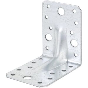 Alberts GAH 333478.0 Équerre renforcée avec nervure en Acier Galvanisée Sendzimir 90 x 90 x 65 mm - Publicité Alberts GAH 333478.0 Équerre renforcée avec nervure en Acier Galvanisée Sendzimir 90 x 90 x 65 mm - Publicité