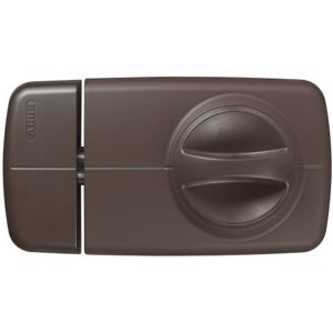 ABUS 532689 7010 B Verrou de porte complémentaire avec bouton tournant Marron - Publicité ABUS 532689 7010 B Verrou de porte complémentaire avec bouton tournant Marron - Publicité