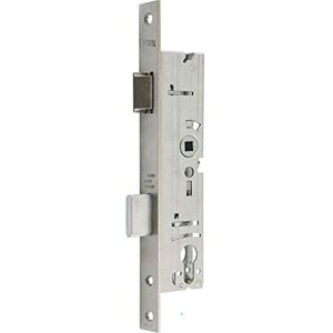 WSS Cadenas à mortaise pour porte d'entrée PZW Avec piège et loquet Diamètre du mandrin : 30 mm Distance : 92 mm Écrou 8 mm Acier inoxydable - Publicité WSS Cadenas à mortaise pour porte d'entrée PZW Avec piège et loquet Diamètre du mandrin : 30 mm Distance : 92 mm Écrou 8 mm Acier inoxydable - Publicité