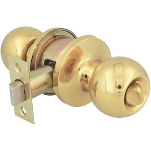 Amig Ensemble de boutons de porte type boule Système d'urgence extérieur Verrouillage intérieur Serrure de porte 60/70 mm Bord carré Laiton Doré Portes de 35 à 45 cm d'épaisseur - Publicité Amig Ensemble de boutons de porte type boule Système d'urgence extérieur Verrouillage intérieur Serrure de porte 60/70 mm Bord carré Laiton Doré Portes de 35 à 45 cm d'épaisseur - Publicité