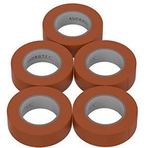 AUPROTEC 5 rouleaux VDE Ruban Isolant Électrique Bande Isolatrice PVC 15mm x 10 DIN EN 60454-3-1 couleur: marron - Publicité AUPROTEC 5 rouleaux VDE Ruban Isolant Électrique Bande Isolatrice PVC 15mm x 10 DIN EN 60454-3-1 couleur: marron - Publicité