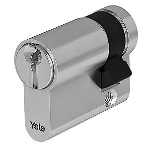 Yale Série 500 Demi Cylindre 60/10 - Nickel satiné - Cylindre européen - Publicité Yale Série 500 Demi Cylindre 60/10 - Nickel satiné - Cylindre européen - Publicité