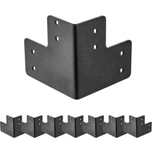 VEVOR Support d'Angle d'Établi 165x165x165 mm, Supports d'Angle Robustes Acier, Lot de 8, Capacité Charge 1000 kg, avec Vis, pour Bureau, Atelier, Serres, Bancs, Jardinières, Établis, Étagères, Cages - Publicité VEVOR Support d'Angle d'Établi 165x165x165 mm, Supports d'Angle Robustes Acier, Lot de 8, Capacité Charge 1000 kg, avec Vis, pour Bureau, Atelier, Serres, Bancs, Jardinières, Établis, Étagères, Cages - Publicité