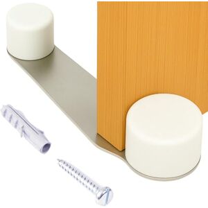 Brinox 84d18 Butée de porte, avec support, blanc, 32 x 10 - Publicité Brinox 84d18 Butée de porte, avec support, blanc, 32 x 10 - Publicité