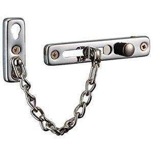 THIRARD Entrebailleur de Porte Chaîne en Acier Finition Chromée Sécurisez Votre Porte d'Entrée Protection Contre les Intrusions Adaptable sur Tous Types de Porte Gris - Publicité THIRARD Entrebailleur de Porte Chaîne en Acier Finition Chromée Sécurisez Votre Porte d'Entrée Protection Contre les Intrusions Adaptable sur Tous Types de Porte Gris - Publicité