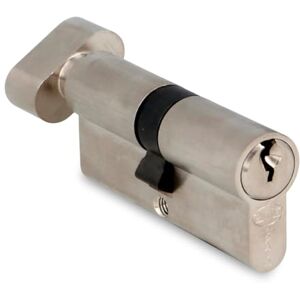 Amig Cylindre Securite Porte Entree en Bois Taille 70 (35-35) mm 5 Goupilles Anti-perçage Lévre de 15 mm Inclus 3 Clés en Laiton Fini Chrome Mat - Publicité Amig Cylindre Securite Porte Entree en Bois Taille 70 (35-35) mm 5 Goupilles Anti-perçage Lévre de 15 mm Inclus 3 Clés en Laiton Fini Chrome Mat - Publicité