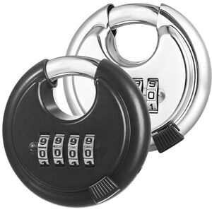 LEKEFETO Lot de 2 cadenas à combinaison ronds : cadenas à combinaison à 4 chiffres, cadenas avec code numérique, alliage de zinc étanche, pour salle de gym, casier, jardin, abri de jardin, armoire - Publicité LEKEFETO Lot de 2 cadenas à combinaison ronds : cadenas à combinaison à 4 chiffres, cadenas avec code numérique, alliage de zinc étanche, pour salle de gym, casier, jardin, abri de jardin, armoire - Publicité