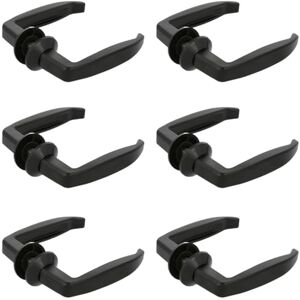 Amig Lot de 6 Poignées de porte d'intérieur, Modèle 2115, 105 x 40 mm, Élégant et Simple, Taille du carré 8 mm, Poignée Ergonomique, Aluminium Noir - Publicité Amig Lot de 6 Poignées de porte d'intérieur, Modèle 2115, 105 x 40 mm, Élégant et Simple, Taille du carré 8 mm, Poignée Ergonomique, Aluminium Noir - Publicité