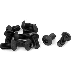 uxcell sourcing map M10 x 20mm Alliage Acier Douille Hexagonal Boutons Vis À Tête Noir 10 Pcs - Publicité uxcell sourcing map M10 x 20mm Alliage Acier Douille Hexagonal Boutons Vis À Tête Noir 10 Pcs - Publicité