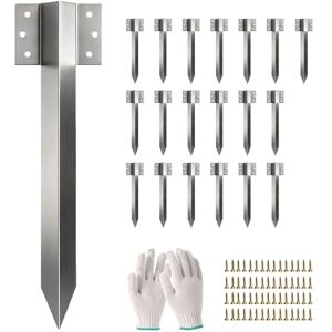 Outsunny Lot de 20 supports de seuils de chemin de fer en métal pour jardin surélevé avec vis et gants, supports de seuil pour allée, jardin, plate-bande surélevée, aménagement paysager - Publicité Outsunny Lot de 20 supports de seuils de chemin de fer en métal pour jardin surélevé avec vis et gants, supports de seuil pour allée, jardin, plate-bande surélevée, aménagement paysager - Publicité
