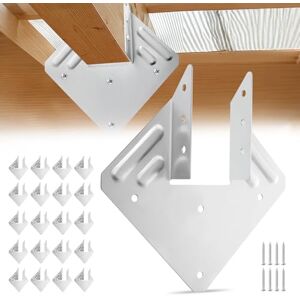 VEVOR Sabot Charpente, Lot de 25, Support de Solive, Taille Interne 40 x 21 x 63 mm, Étriers de Solive Robustes, Supports de Fixation de Poutres de Toit pour Soutien Renforcée de Construction en Bois - Publicité VEVOR Sabot Charpente, Lot de 25, Support de Solive, Taille Interne 40 x 21 x 63 mm, Étriers de Solive Robustes, Supports de Fixation de Poutres de Toit pour Soutien Renforcée de Construction en Bois - Publicité