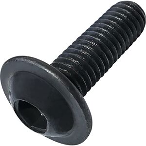 AERZETIX C53418 Lot de 10 vis M6x20mm tête bombée avec embase empreinte hexagonale /6 pans creux dureté 10.9 en acier au carbone noirci - Publicité AERZETIX C53418 Lot de 10 vis M6x20mm tête bombée avec embase empreinte hexagonale /6 pans creux dureté 10.9 en acier au carbone noirci - Publicité