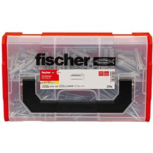 fischer FixTainer de 105 chevilles à expansion et multi-matériaux SX Plus avec 105 vis / 60 SX Plus 6x30, 30 SX Plus 8x40, 15 SX Plus 10x50, 60 vis 4,5x40, 30 vis 5x55, 15 vis 6x85 - Publicité fischer FixTainer de 105 chevilles à expansion et multi-matériaux SX Plus avec 105 vis / 60 SX Plus 6x30, 30 SX Plus 8x40, 15 SX Plus 10x50, 60 vis 4,5x40, 30 vis 5x55, 15 vis 6x85 - Publicité
