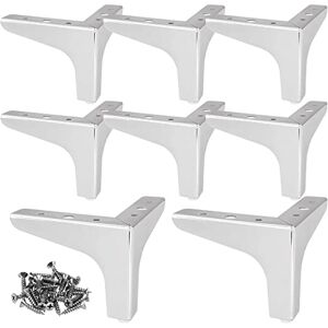 MIVIDE 8pcs Pieds de Meuble Argent, 10cm Pieds de Canapé en Métal, Charge Jusqu'à 800kg, Pied Meuble Épingle pour Canapé, Lit, Armoire (avec 40 Vis) - Publicité MIVIDE 8pcs Pieds de Meuble Argent, 10cm Pieds de Canapé en Métal, Charge Jusqu'à 800kg, Pied Meuble Épingle pour Canapé, Lit, Armoire (avec 40 Vis) - Publicité