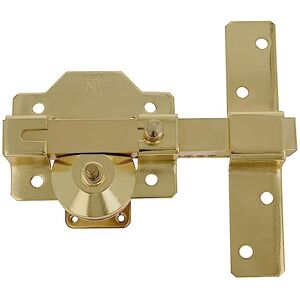 Amig Verrou pour Porte Avec Cylindre Rond de 50 mm Sécurité Supplémentaire pour Portes d'Entrée ou Intérieures Livré avec 5 Clés Couleur Dorée 170 x 105 mm - Publicité Amig Verrou pour Porte Avec Cylindre Rond de 50 mm Sécurité Supplémentaire pour Portes d'Entrée ou Intérieures Livré avec 5 Clés Couleur Dorée 170 x 105 mm - Publicité